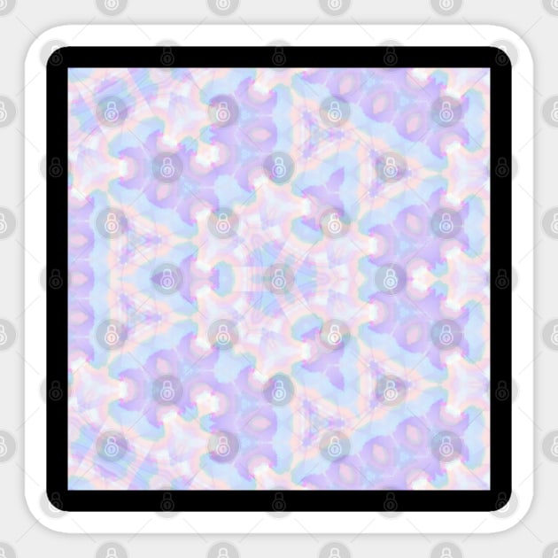 Kaleidoscope of Soft Pastel Colors Sticker by Peaceful Space AS